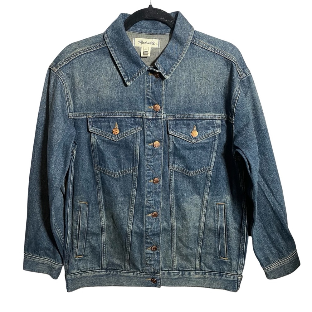 Madewell button front denim jacket in Charleston Wash NWT